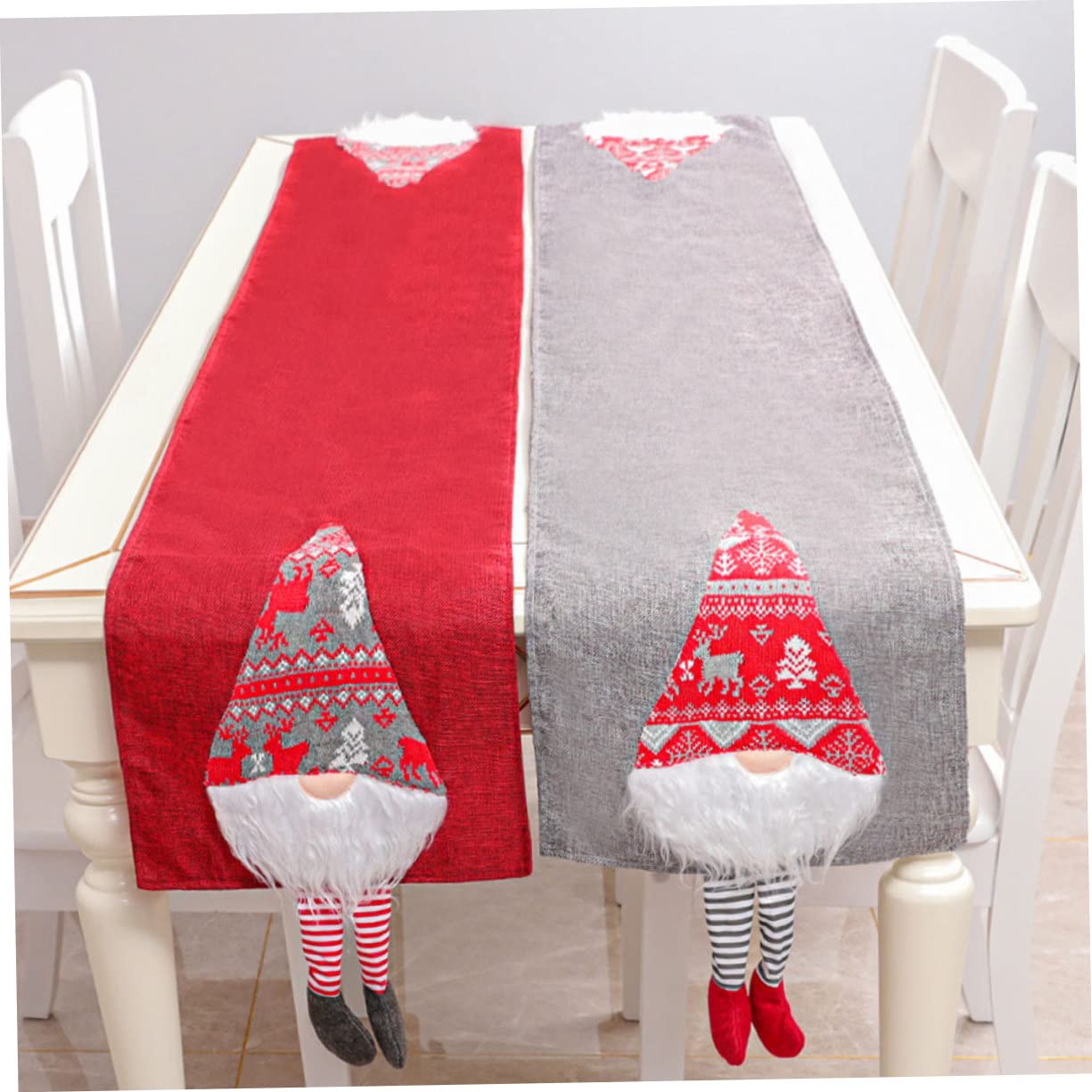 PRETYZOOM 2 Pezzi Di Decorazioni Per La Casa Runner Da Tavola Striscioni Per Feste Di Natale Eleganti Articoli Per Feste Elementi Natalizi Unici