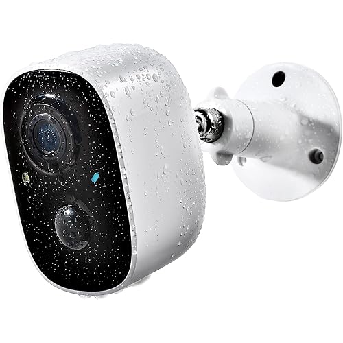 Security Camera Wireless Outdoor, Outdoor Camera Wireless 2-Way Talk Battery Powered Wi-Fi Cameras for Outside and Indoor 2K Night Vision AI Motion Detection Spotlight Siren Alarm IP65 Weatherproof