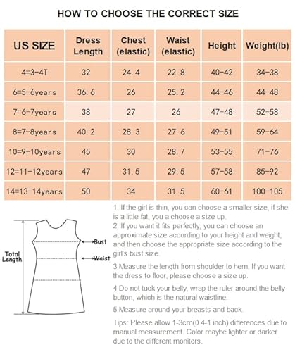Bibihou Girls Dress, Toddler Lace Back Layered A-Line Formal Party Holiday Flower Girl Dress For Kid, 4T #TOP5