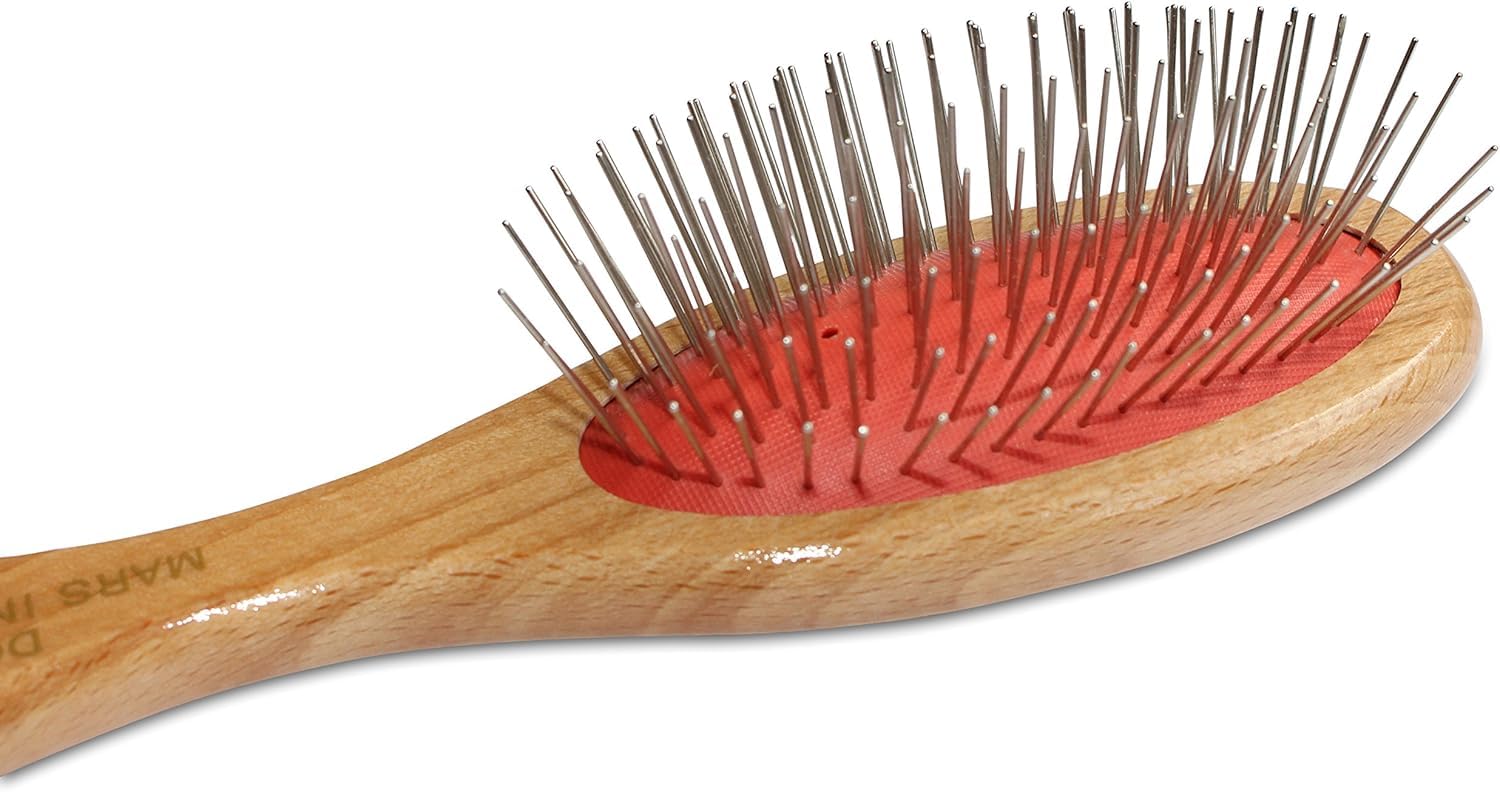 Mars Profesional Grooming Pin Cepillo para Perros y Caballos, 1 "pasadores de Acero Inoxidable