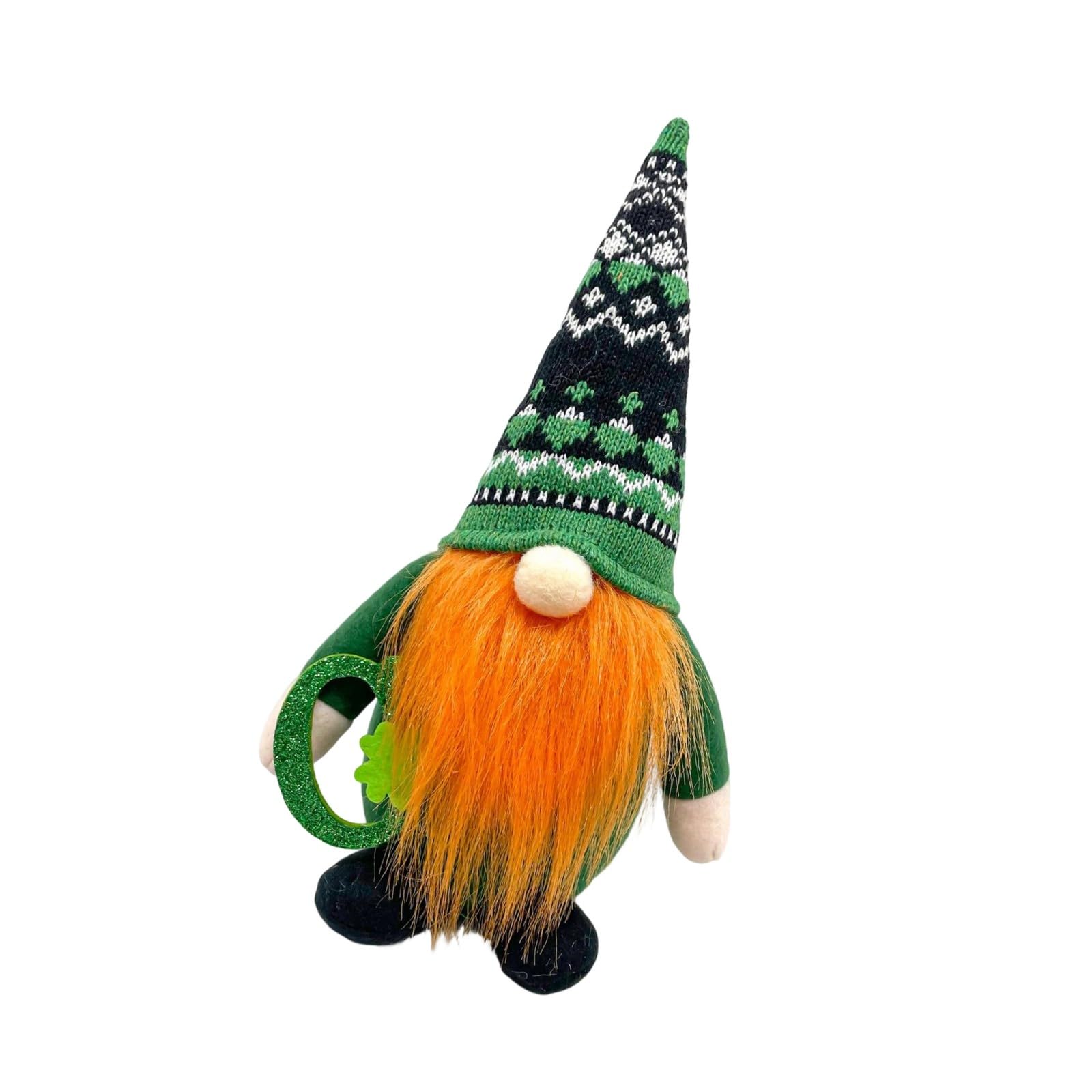 Shntig Shamrocks Design StPatricks Day Gnomes Doll Lovely Dwarf Doll Home Decoration for Irish Day Celebration Stpatricks Home Decoration