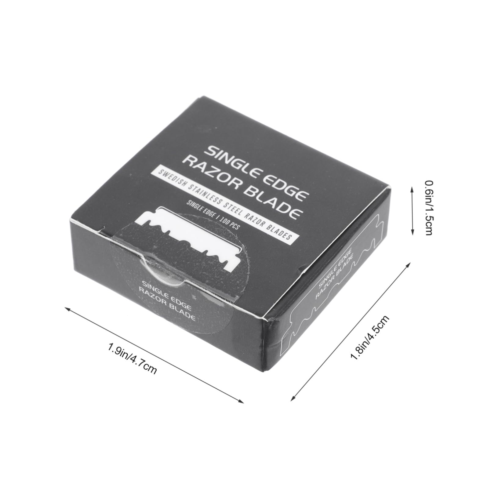 TOVINANNA 100pcs Single Blade Manual Face for Men's Safe Shaving