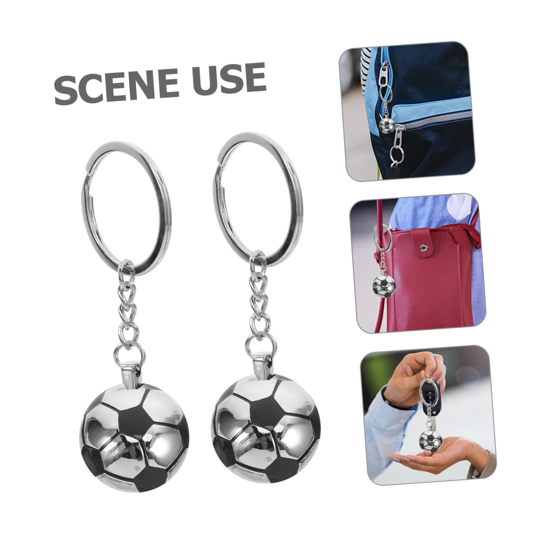 ifundom 20pezzi Portachiavi Da Calcio Di Portachiavi Sportivi Per Amanti Del Calcio Perfetti Come Per Eventi e Feste Decorazione Per Borse e Chiavi Design Versatile e Resistente