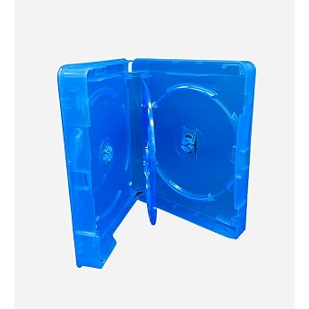 Amaray Pack of 8 Premium Quality 3 Disc Cases with 21mm Spine in Dragon Trading Packaging