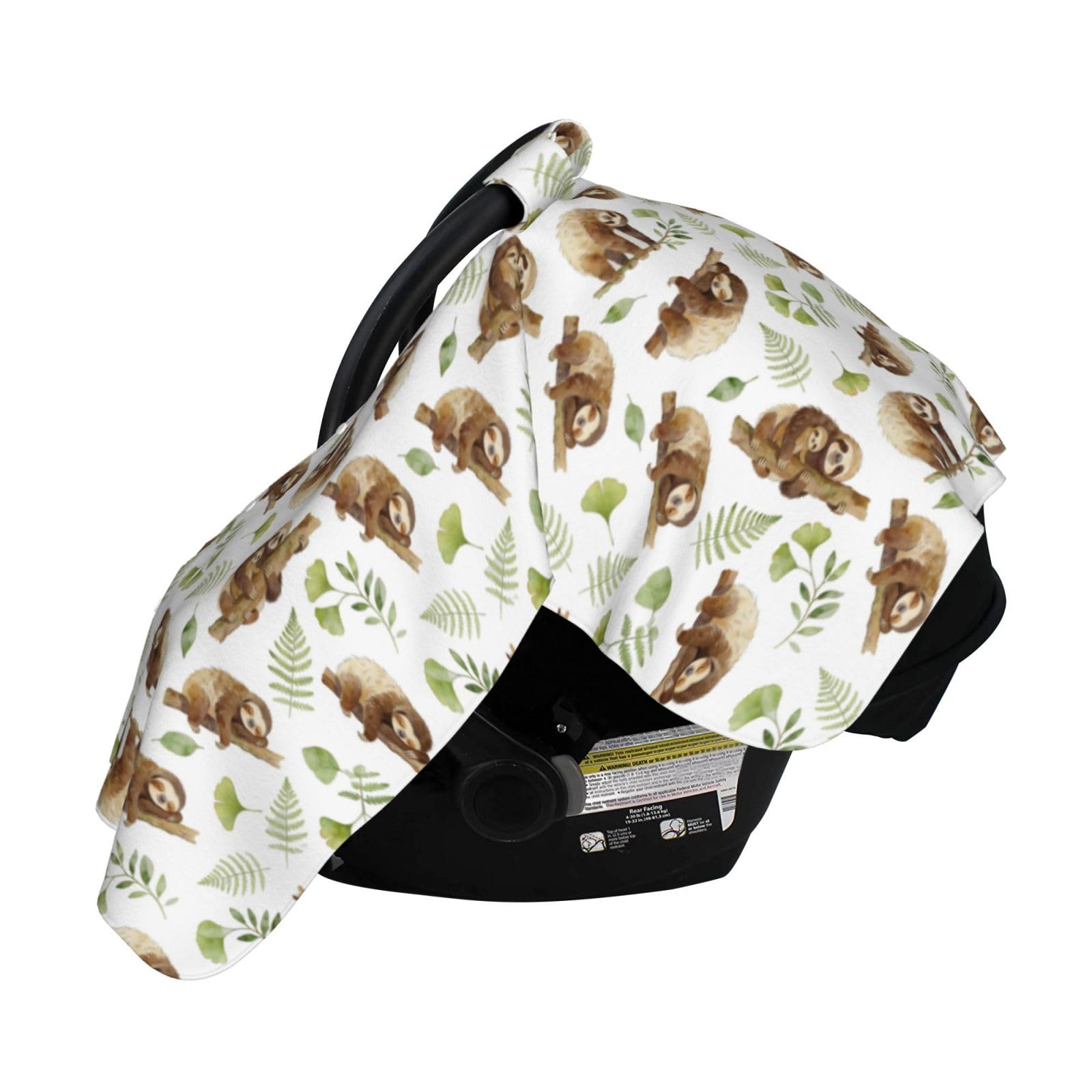 Cubierta de toldo para asiento de coche de bebé, cubierta multiuso, cubierta de enfermería, cubierta de carrito de compras, regalo de baby shower para niños y niñas