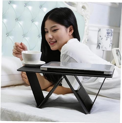 Miniatura 3 de Soporte para computadora portátil, soporte de escritorio plegable y ligero, bandeja para cama, soporte para tableta, elevador