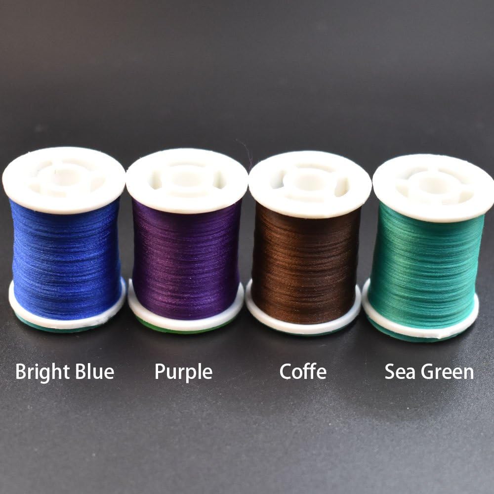 Phecda Sport 16 Colors 150 Derniers Fly Tying Thread Lightly Waxed Multi Filament Yarn Fly Tying Materials (16 Spools Total (8 Light+8 Deep)) : Sports & Outdoors