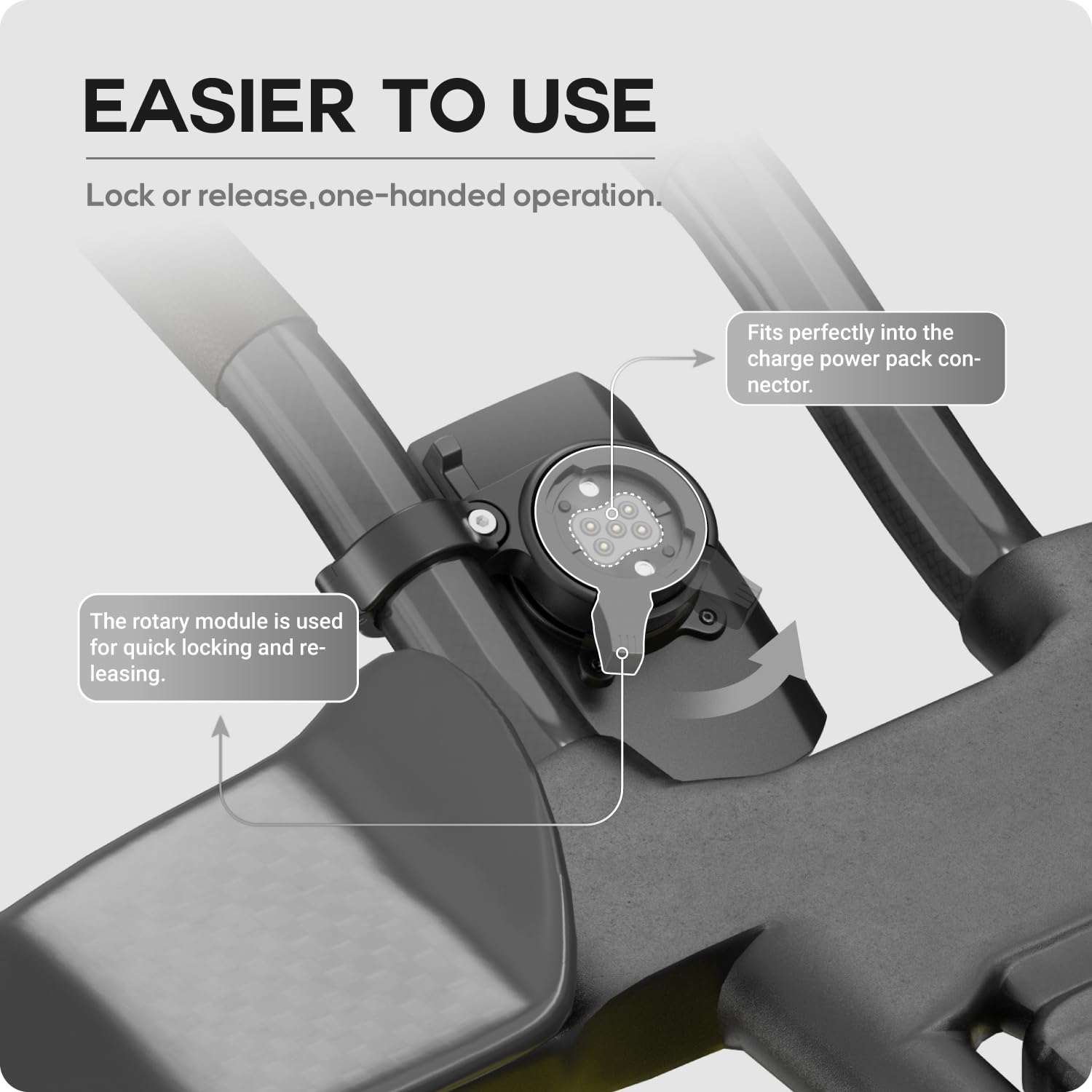 TUSITA Time TrialTri Support de Guidon Compatible avec Garmin Edge GPS Ordinateur de Vélo