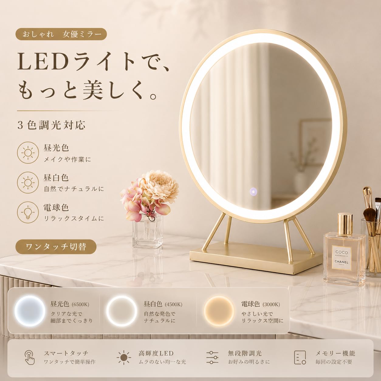 Amazon｜鏡台 お姫系Dresser ドレッサー 自由に組み合わせ可能 化粧台