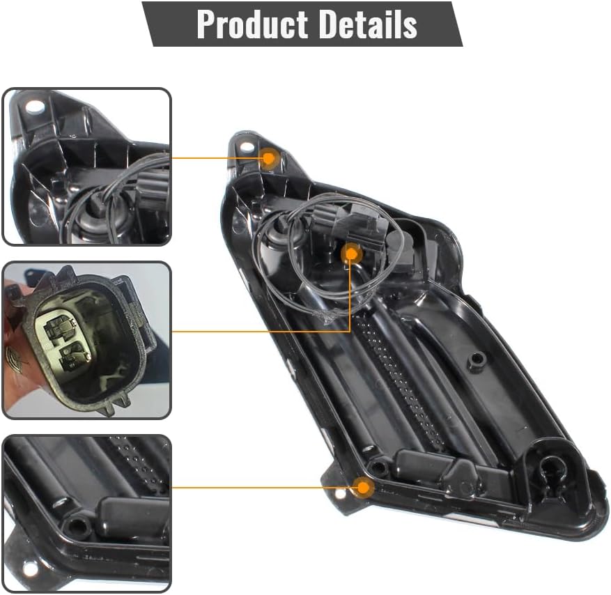 LED DRL Daytime Running Light Fit for Volvo S60 2011 2012 2013 | Replace for 31278557 VO2520113 (Left Side)