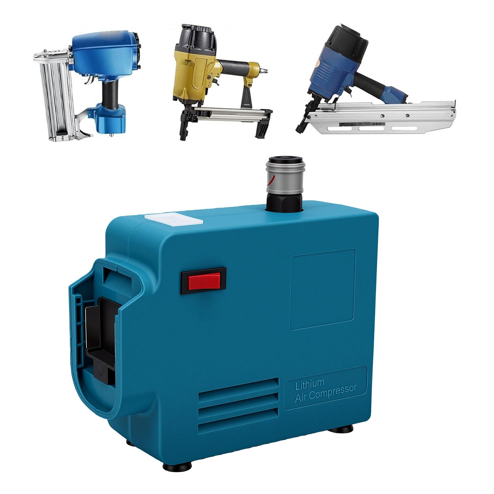 Fafeicy Compressore D'aria Senza Fili Compressore D'aria Portatile 175 PSI Motore in Rame Senza Spazzole Olio Design Serbatoio per Pistole Sparachiodi Pneumatiche e