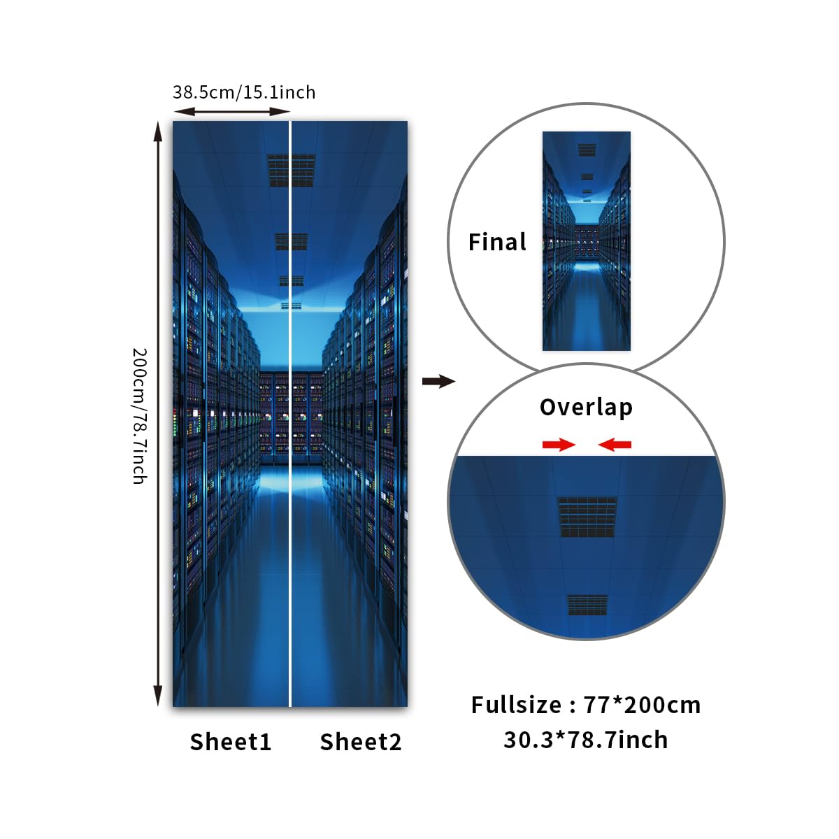 Tür Aufkleber Selbstklebend - Wasserdichtes Vinyl Für Wände & Türen