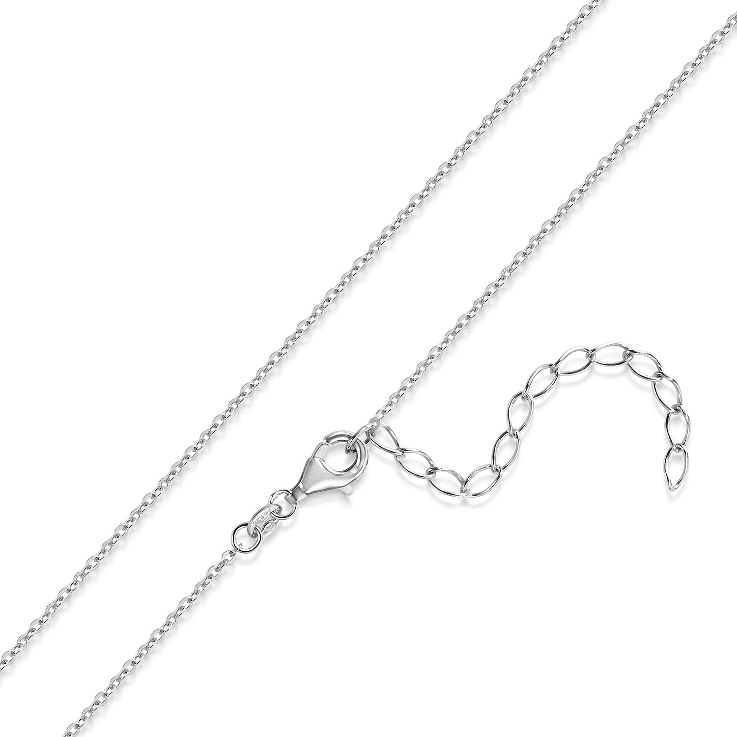 Runder Damen Anhänger Silber 925 mit Sonne und Wellen Motiv | Kettenanhänger Sommer und Meer wahlweise mit Kette inkl. Schmuck Box von MATERIA by Matthias Wagner