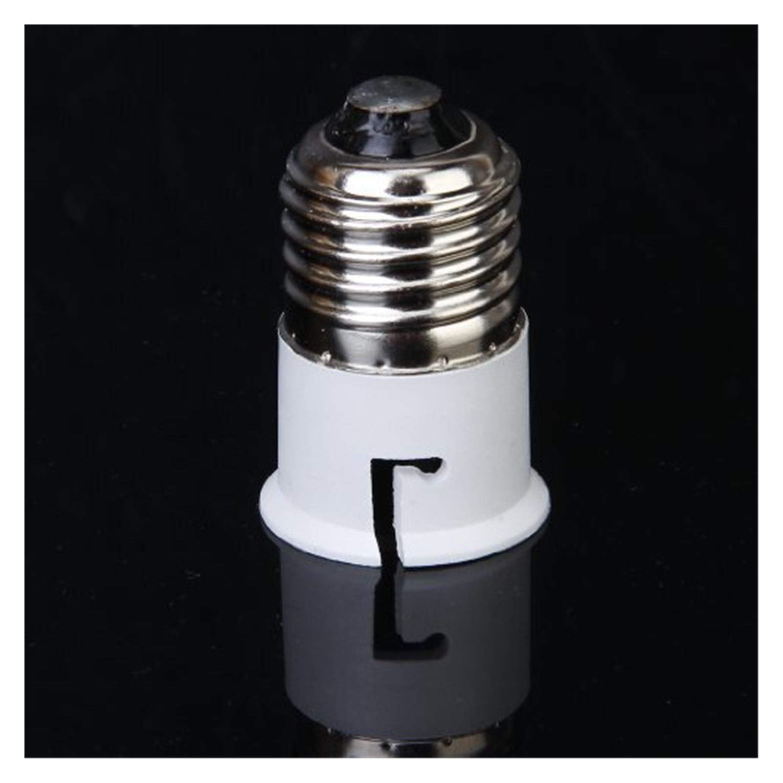 Adattatore base lampada, base portalampada, base lampadina 10 pezzi da E27 a B22 staffa convertitore adattatore presa pin lampadina