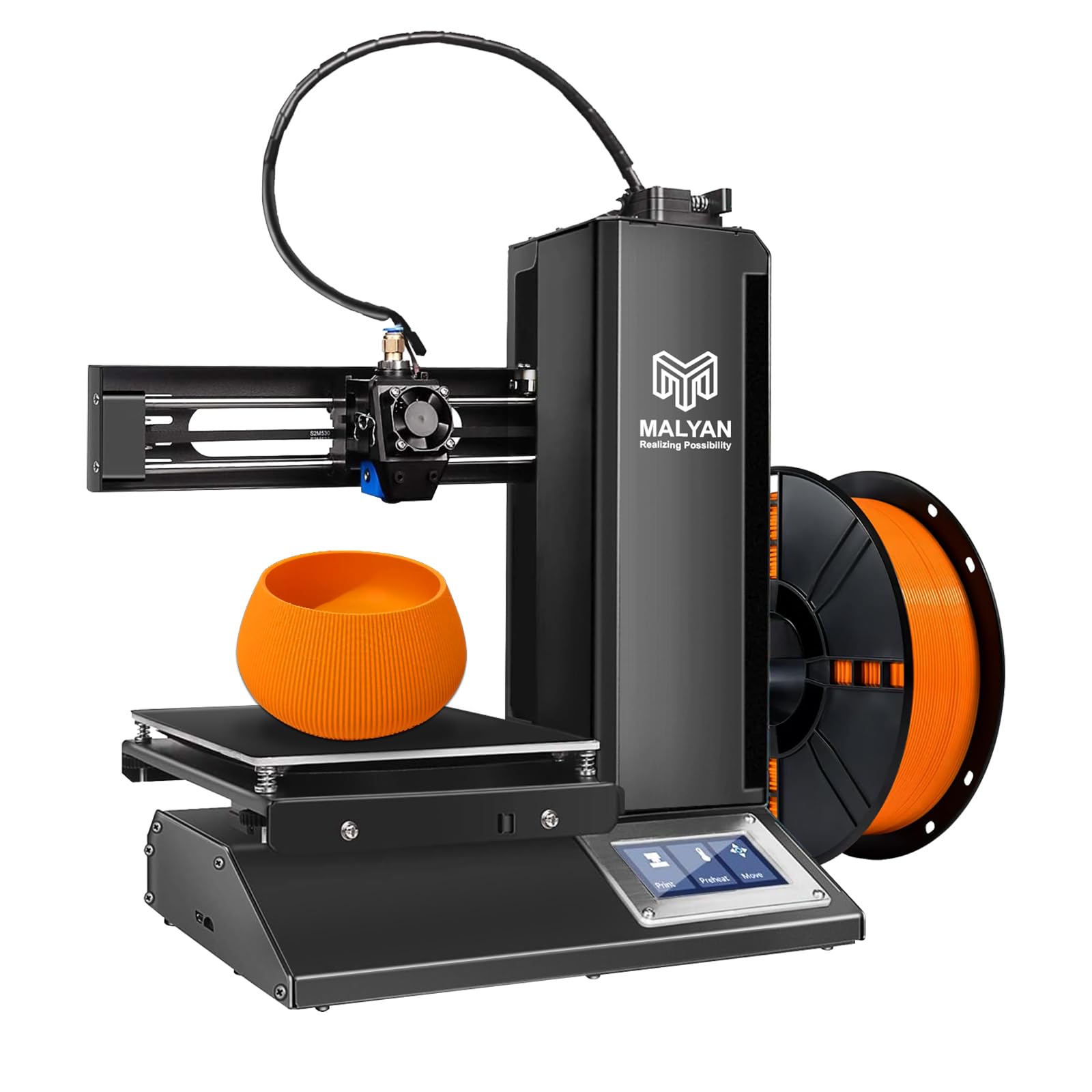 MALYAN M320 FDM Mini 3D Printer,Fully Assembled 3D Printers Easy for Beginners and Kids, High Printing Accuracy, Printing Size 150 * 150 * 150 mm