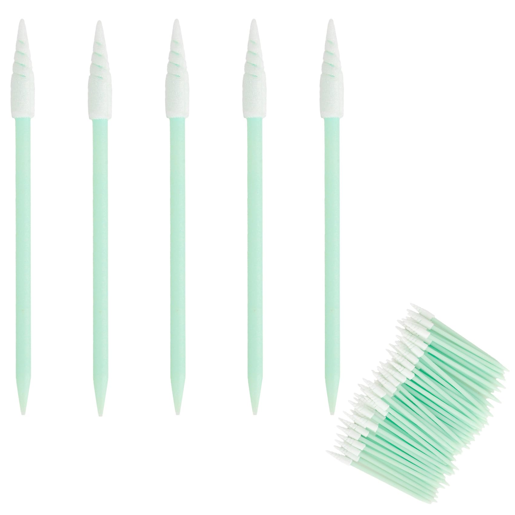 Pointed Foam Swabs,200 Pieces Sponge Foam Tip Swabs,Cleaning Swab,for Painting,Crafts,Multipurpose Safe Highly Absorbent