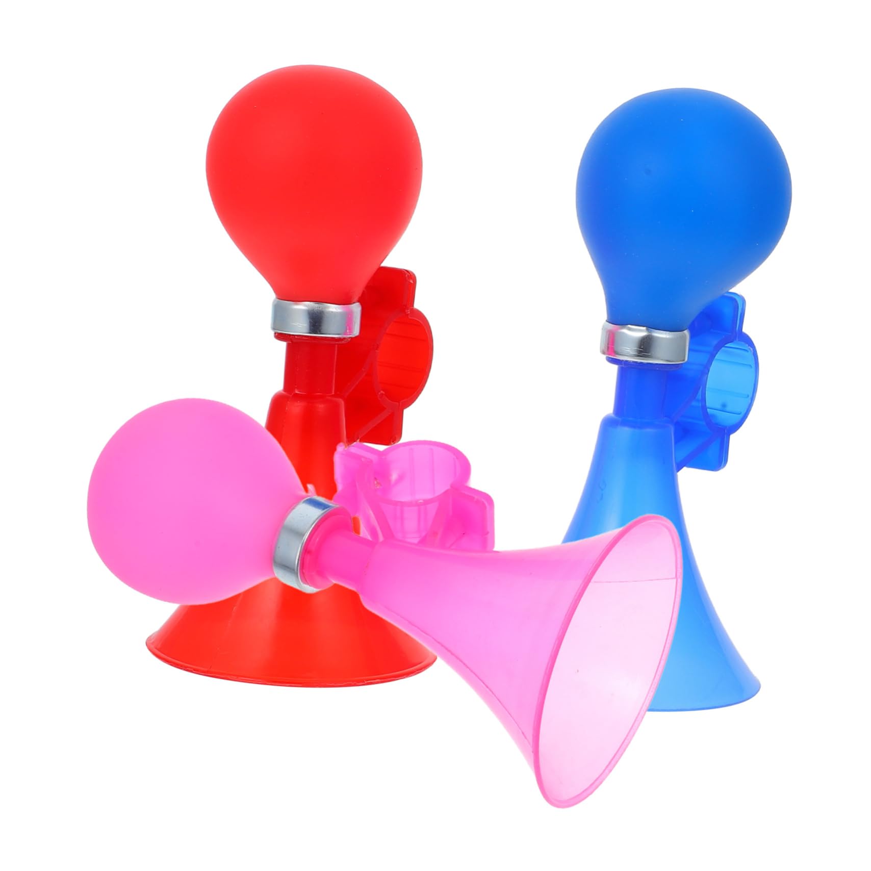 Milisten Super Bike Horn 3pcs Air Horns Handlebar Mount for Cycling Safety Random Color