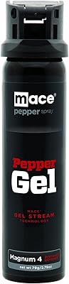 Mace Brand Pepper Gel Magnum 4 Defense Spray, Black