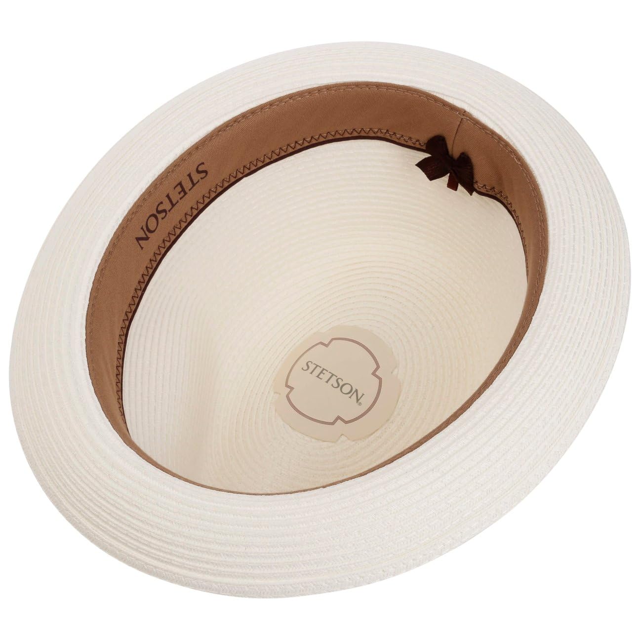 Stetson Dawson Cappello di Paglia Fedora Pork Pie con Protezione UV 40 Unisex Primavera Estate