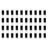 Vista 63 de Greencycle Interruptor de luz basculante de un solo polo, interruptor de luz de paleta de 15 amperios, interruptores Sp blancos, 120V-277V CA