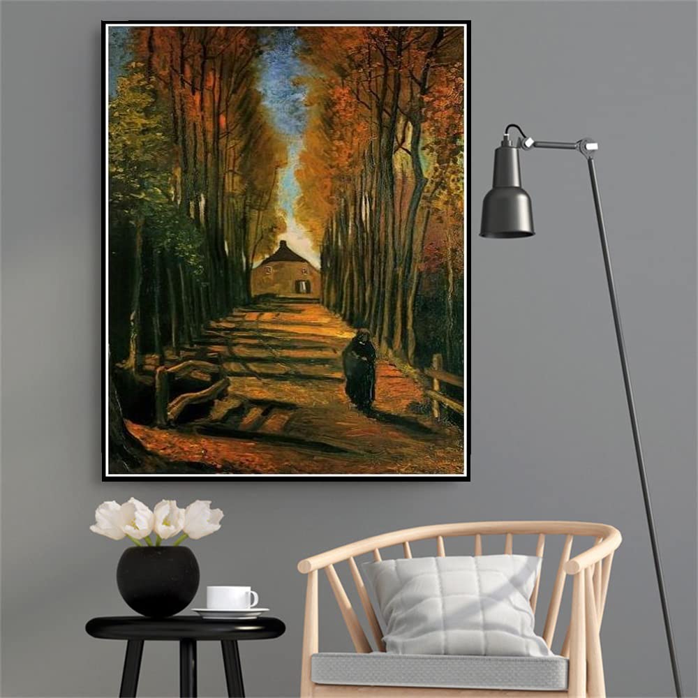 Amazon.co.jp: DIY絵画 フィンセント・ファン・ゴッホの絵画 日没時の