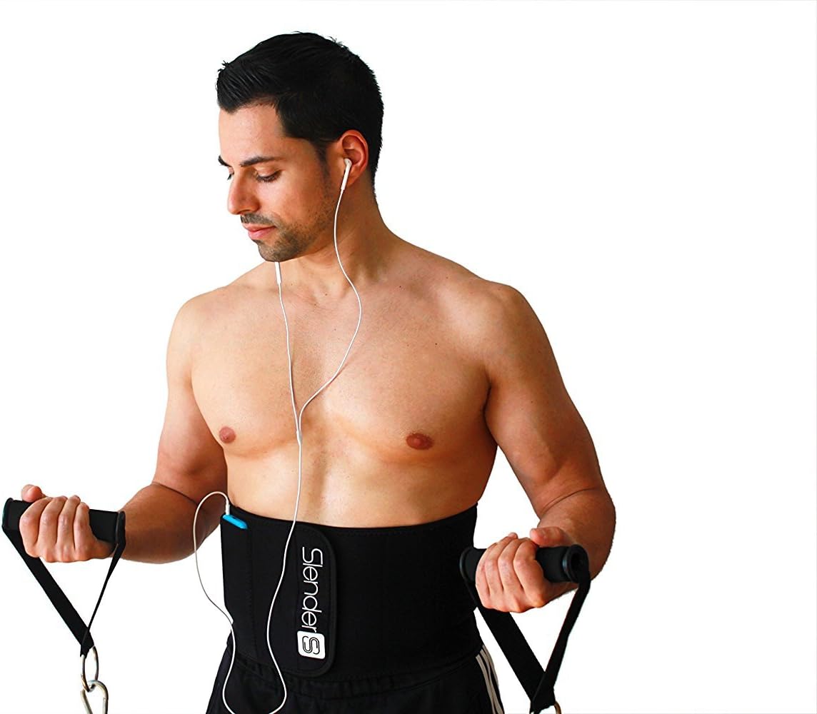Slender 8 Waist Trimmer Belt with Pocket for Cell Phone