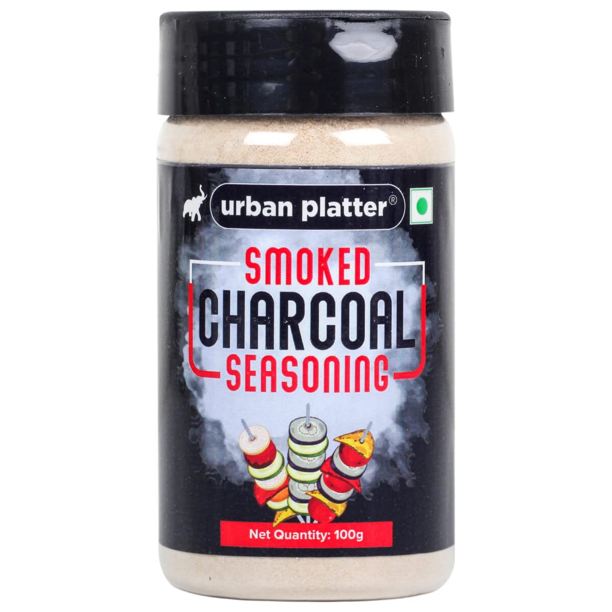 Urban Platter Smoked Charcoal Seasoning, 100g (Add Smoky Flavour to
