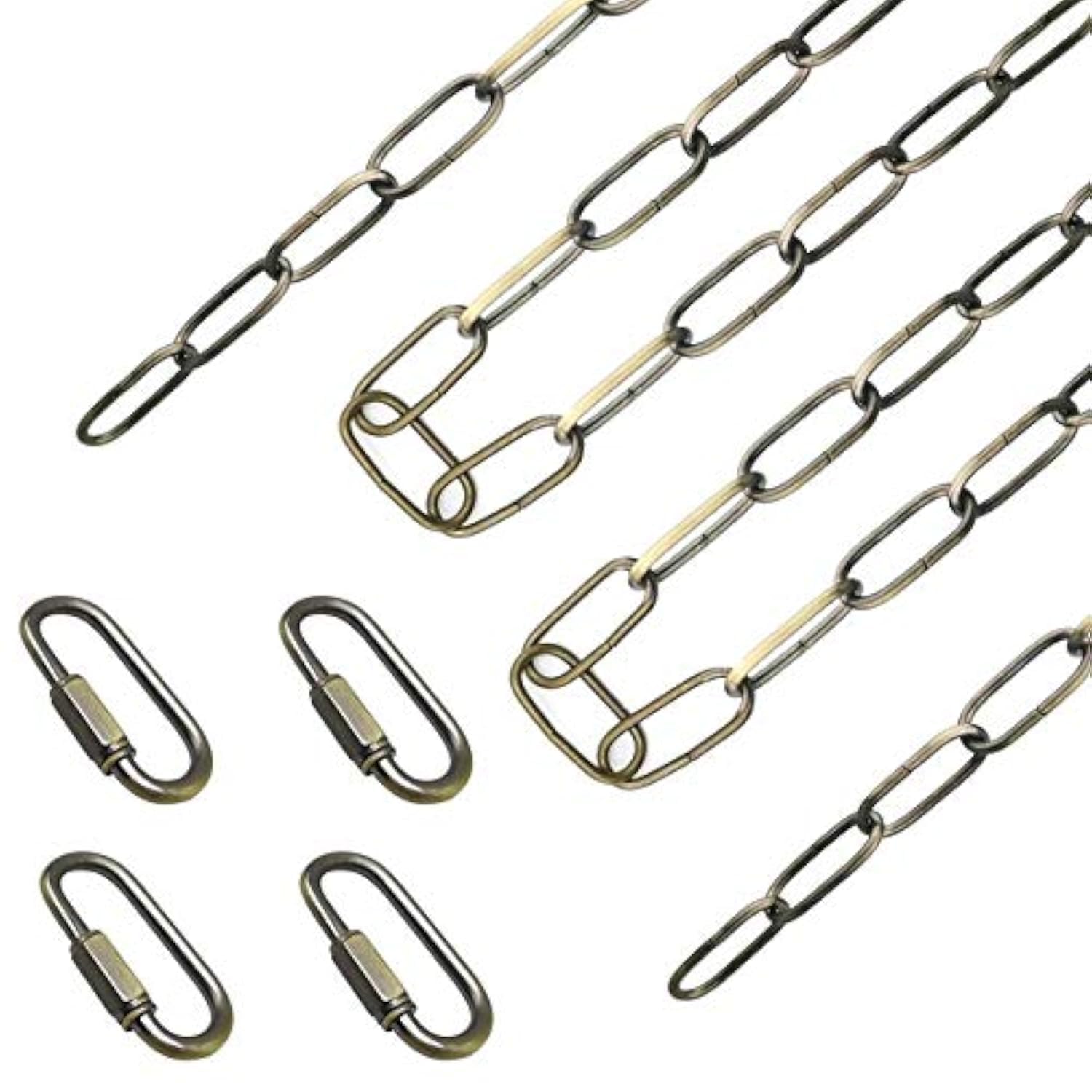 Brass Pendant Light Chain - 20 Feet -8