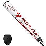SAPLIZE Putter Grip Midsize Pistol Shape Light Anti-Slip Pattern, Red