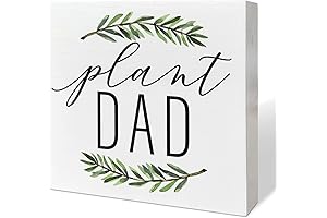 Plant Dad Desk Sign: A Touch of Green for Plant Lovers