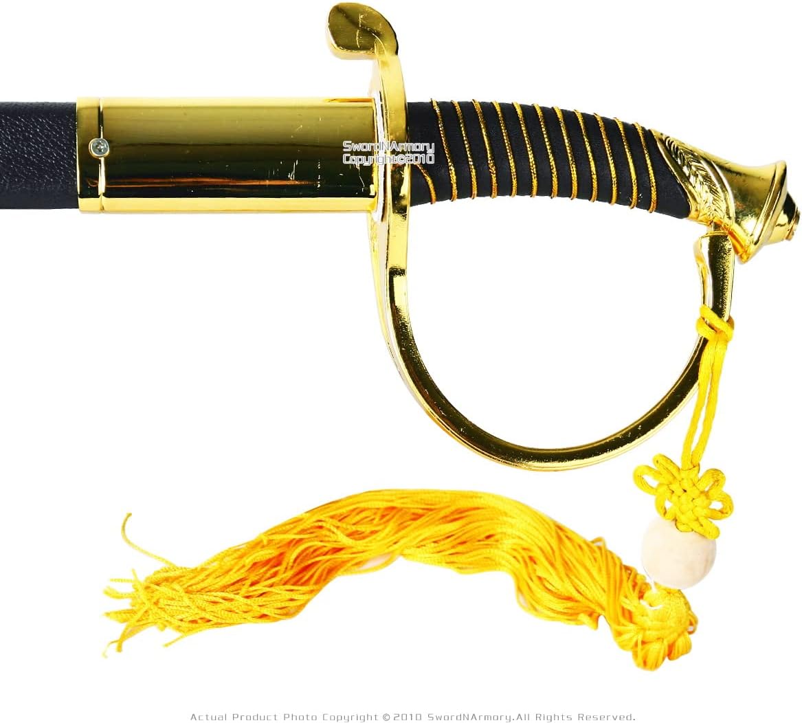 Munetoshi Military Ceremonial NCO Marines Saber Sword Gold Scabbard