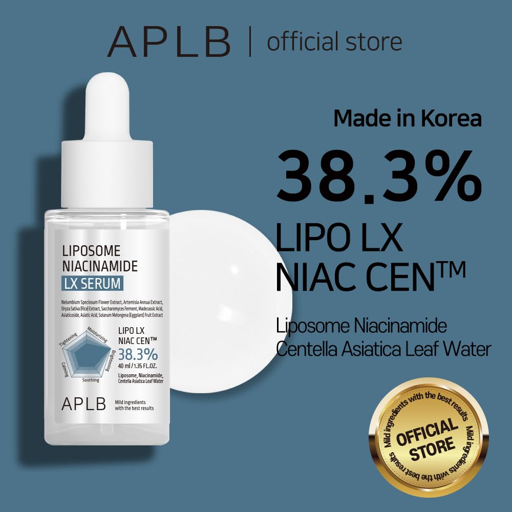 APLB Liposome Niacinamide LX Serum | LIPO LX NIAC CEN™ 38.3% 1.35 FL.OZ/Korean Skincare, Efficient absorption, Long lasting hydration, Revitalize for gentle and improve skin texture - Image 2