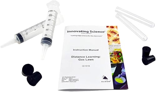 ALDON Leyes de gases kit de aprendizaje a distancia - Examina y mide las características físicas de un gas - Explora la ley de Boyle, la ley de