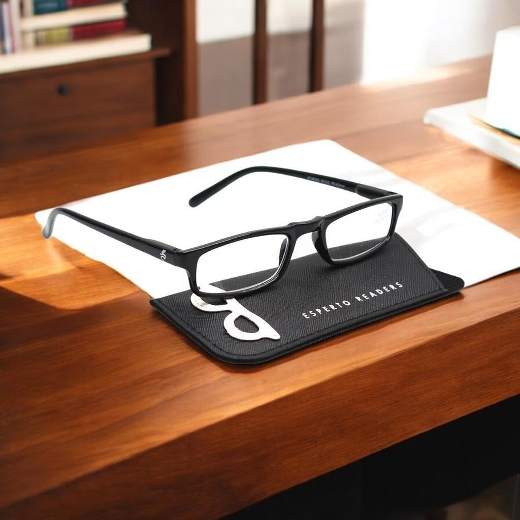 ESPERTO READERS ATHENS Full Rim Reading Glasses - Black (For Men & Women) Power +1.00 to +3.00 (+2.75) 1
