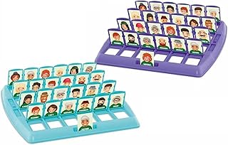 Chess Board Guess Who I Am Board Game Travel & Party Fun Logic Skills Development Durable & Portable Family Guessing Games for 2 Players(Medium)