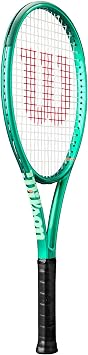 Wilson Blade 101 Team V10 Performance Tennis Racket, With Click-and-Go System for Ultimate Control, Colour: Championship Green