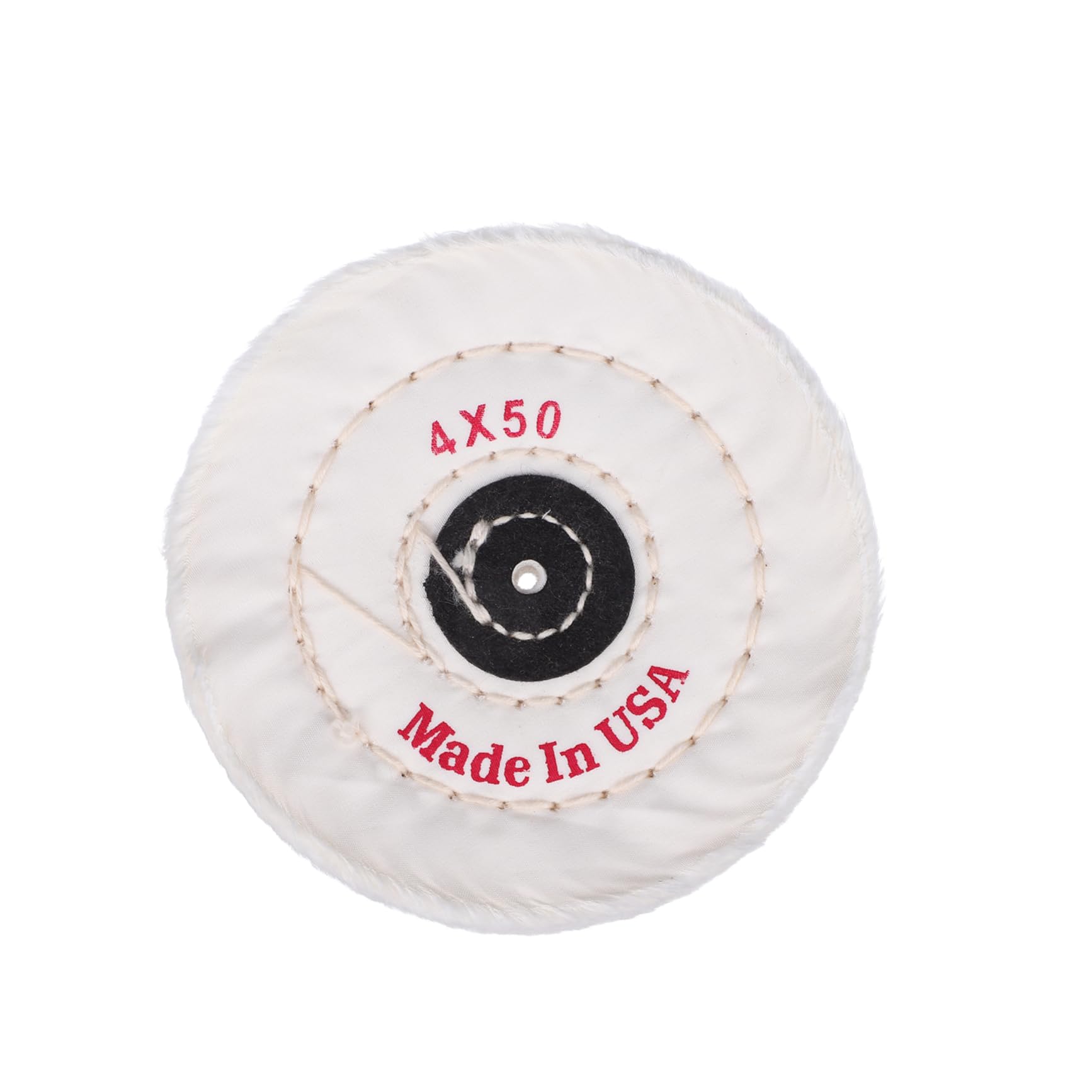 DIYEAH Easy Attach Cotton Polishing Wheel Abrasive Wheel Disc for Bench Grinder Suitable for Polishing Waxing Cleaning