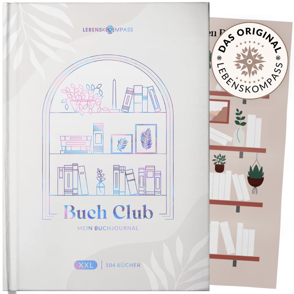 Lebenskompass Buchclub XXL - Das Lesetagebuch & Book Journal 