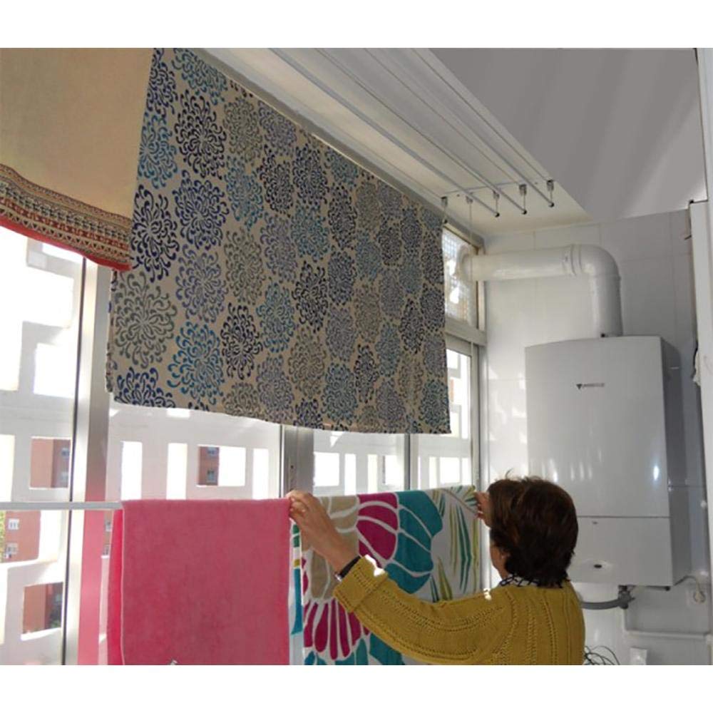 tendederos efegete tentr140 – 140 cm Ceiling Clothes Line AC BL sube-Baja efegete