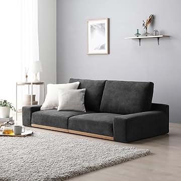 Amazon.co.jp: ソファ ダークグレー