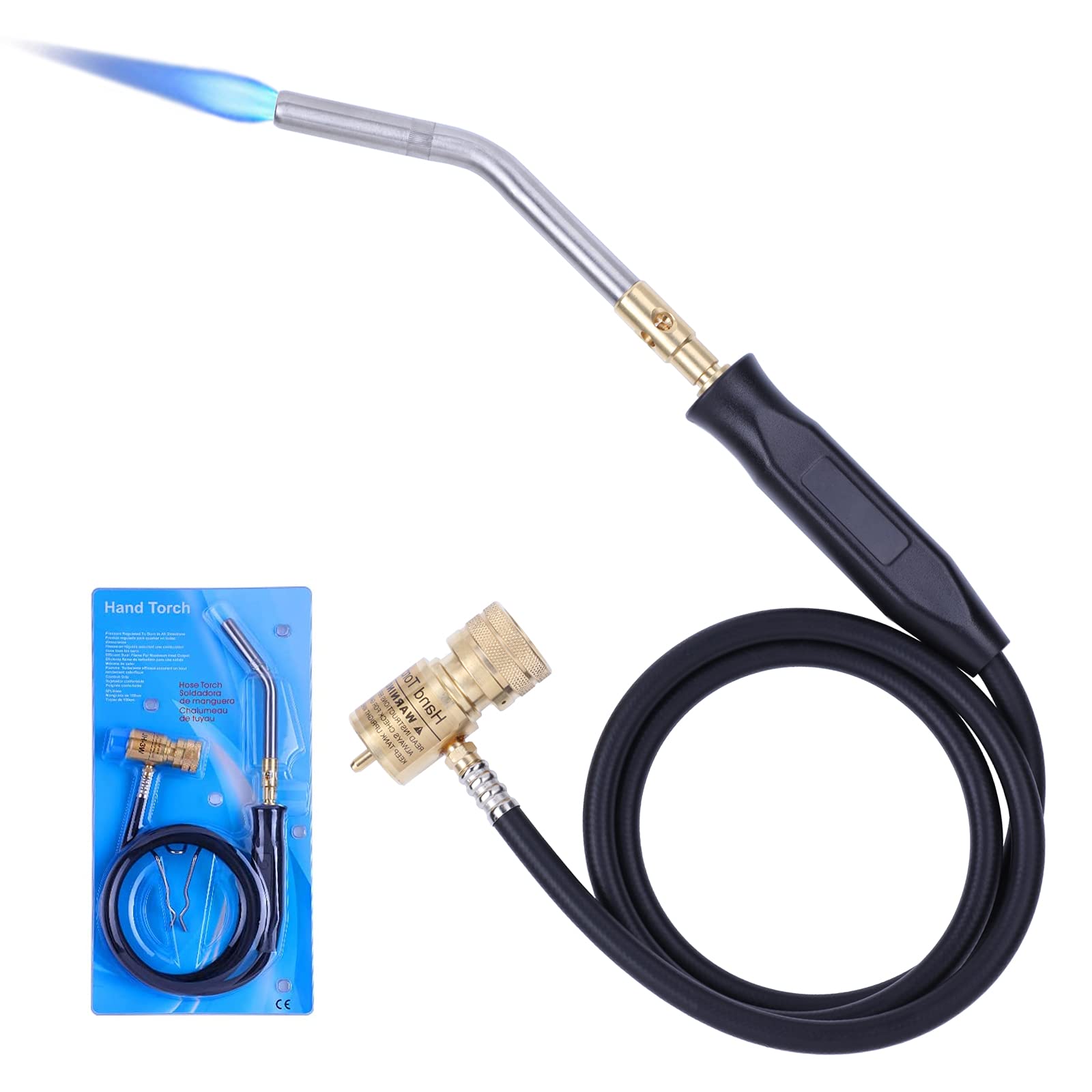 Buy Propane Torch Kit with Hose 3.6Ft P Torch Fuel by P Pro Propane CGA600 Cylinder, for