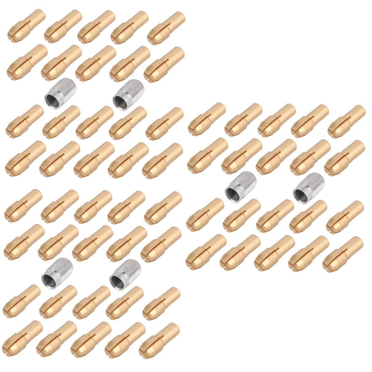 Pince de serrage en cuivre pour mandrin de meulage écrous de serrage bois ABS 4.8mm