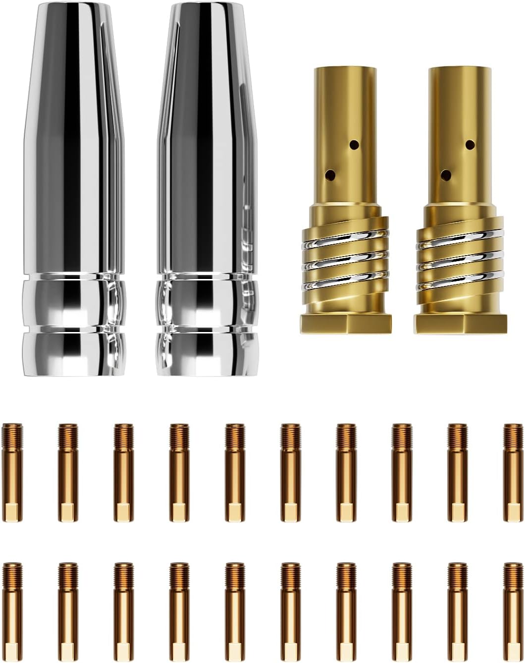 GZ GUOZHIMIG Welding Gun Accessory Kit .035" Tip-Nozzle-Diffuser for GZ GUOZHI MIG-200P MIG-140