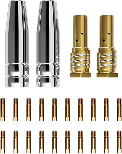 Miniatura 6 de GZ GUOZHI Kit de accesorios para pistola de soldadura MIG 0.030 pulgadas, boquilla difusora para GZ GUOZHI MIG-200P MIG-140 MIG-130 MIG-135 MIG-160