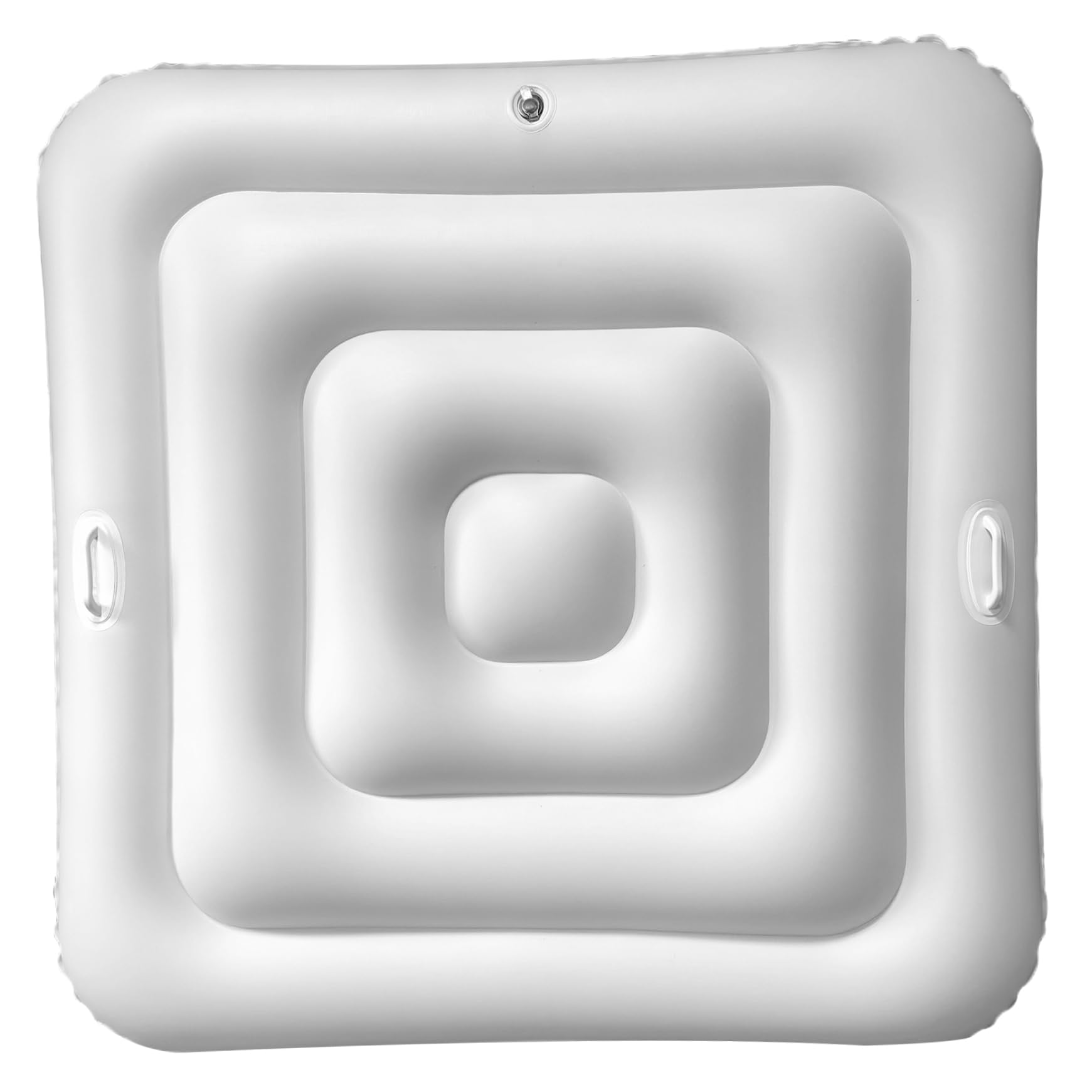 Housse de Spa Gonflable carrée en PVC de 140 cm avec poignée et Valve Rapide et Facile, résistante aux Feuilles, imperméable isolée pour la Protection, carrée