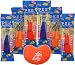 By the Cup Gift Pack - Jurassic World Candy Pez Dispensers - Pack of 6 with Jelly Belly Emoji Mini Plush
