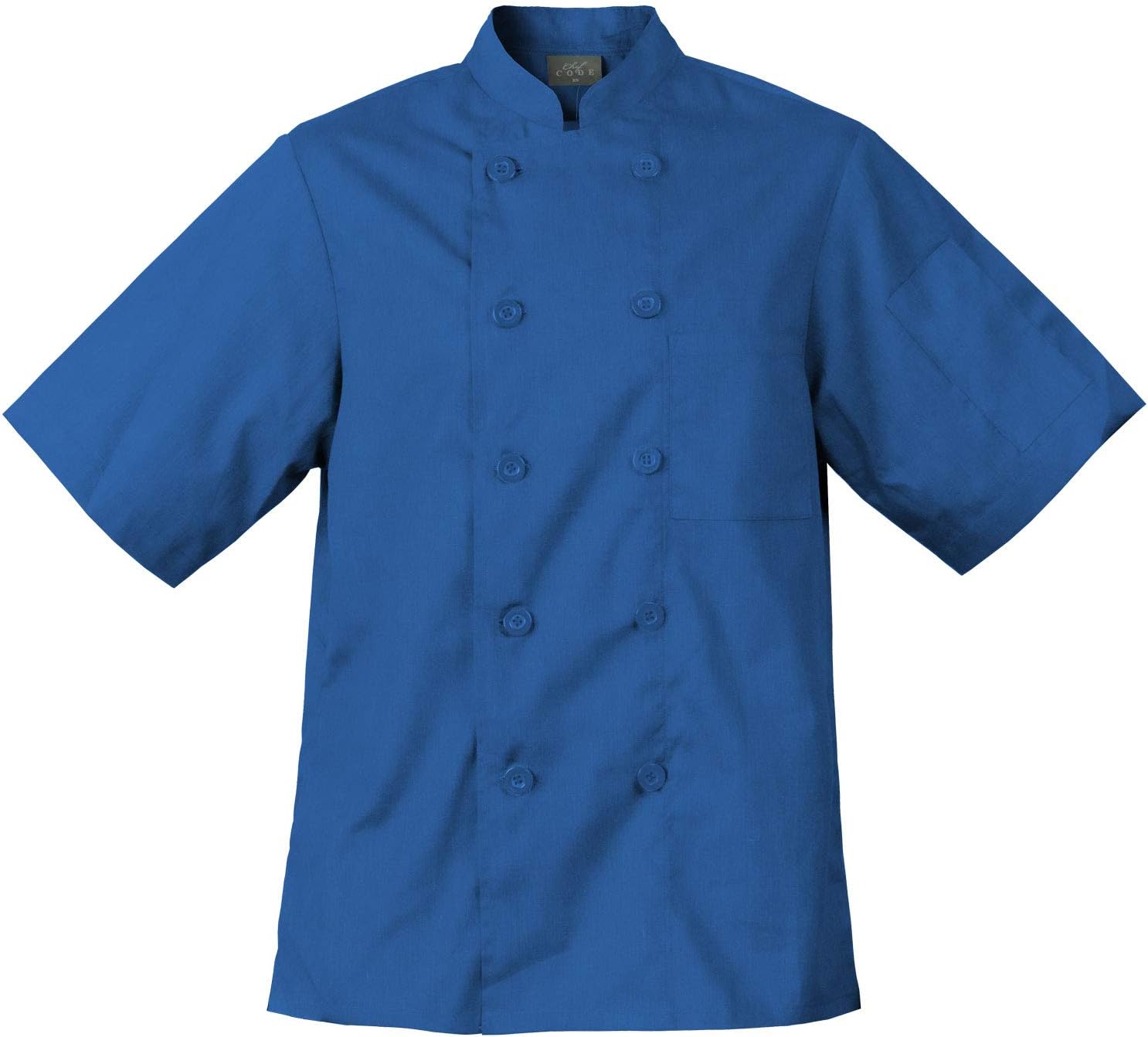 Chef Code Mens Short Sleeve Unisex Classic Chef Coat
