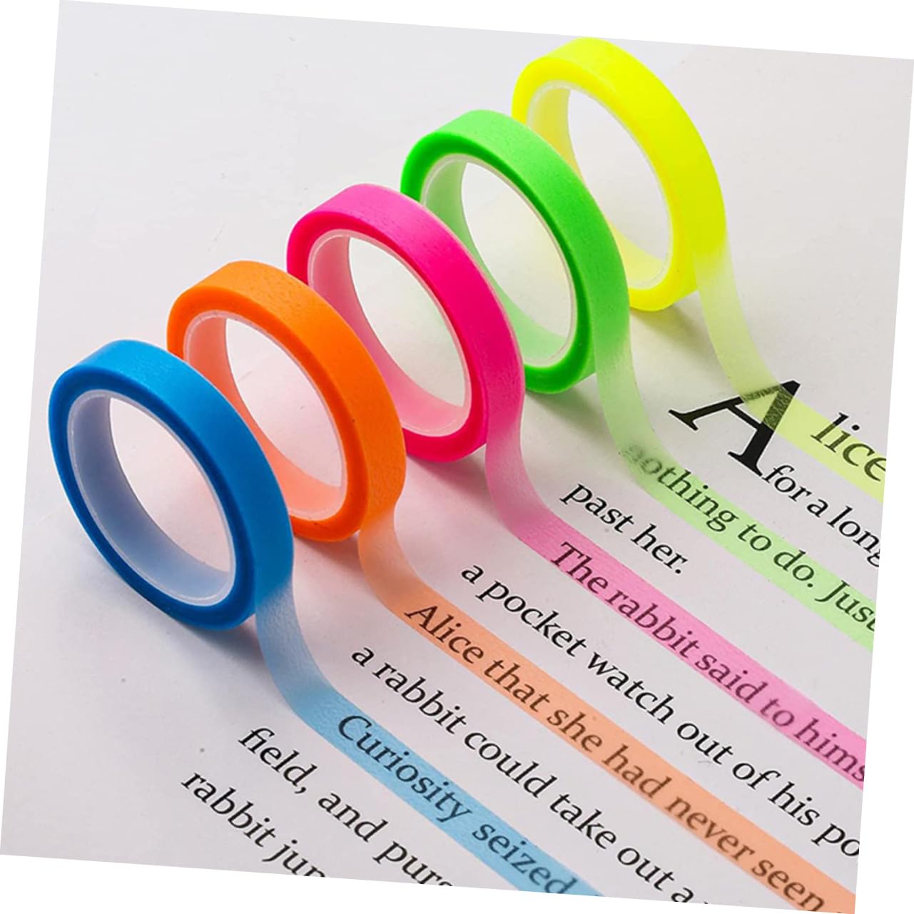 ARTIBETTER 3 Series Marcadores De Pestañas Adhesivas Transparentes Convenientes Y Transparentes Marcadores De Páginas Marcadores De Páginas Autoadhesivos Marcadores De Páginas 20 rollos*3