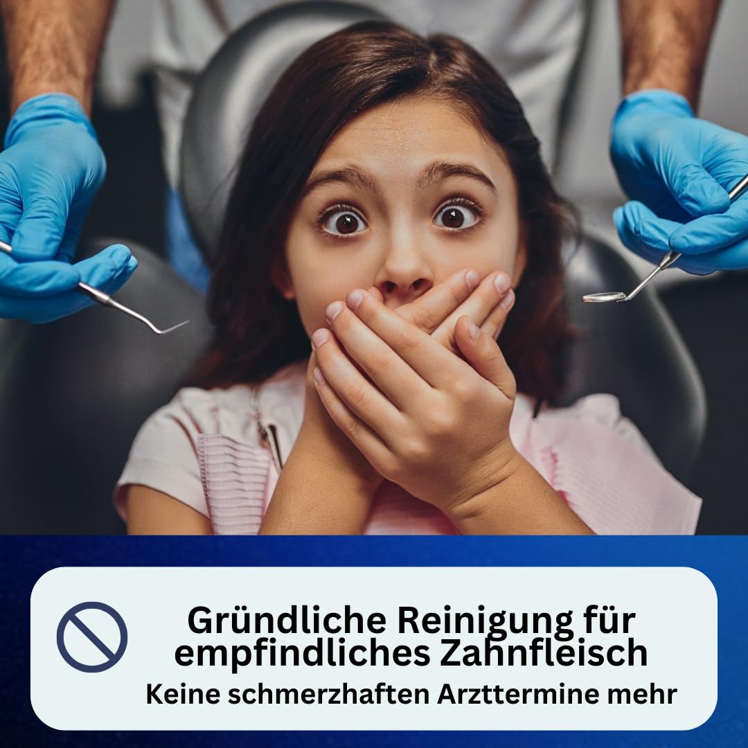dulora Aqua Pro Munddusche für tiefenreine Zähne Kabellose Munddusche – Elektrischer Zahnreiniger mit 4 Modi, 4 Düsen, IPX7 wasserdicht & abnehmbarer 310ml Wassertank für Zuhause und Reisen