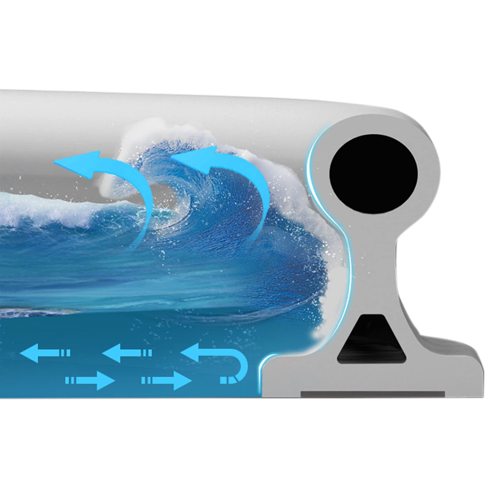 Buy Water Dam,Wet Room Floor Barrier,Collapsible Shower Water Guard